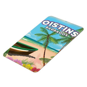 strand poster Oistins Barbados Magneet