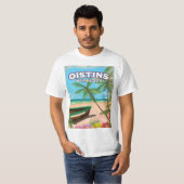  strand poster Oistins Barbados T-shirt (Voorkant volledig)