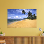 Strand Puerto Rico Canvas Afdruk (Insitu (Woonkamer))
