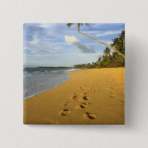 Strand Puerto Rico Vierkante Button 5,1 Cm
