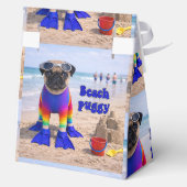 Strand Puggie Bedankdoosjes (Achterkant)