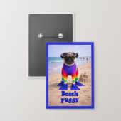 Strand Puggie Button (Voorkant / Achterkant)