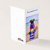 Strand Puggie Kaart (Buitenkant)