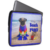 Strand Puggie Laptop Sleeve (Voorkant Rechts)