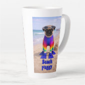 Strand Puggie Latte Mok (Rechterhoek)