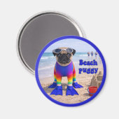 Strand Puggie Magneet (Voorkant / Achterkant)