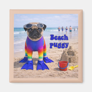 Strand Puggie Magneet