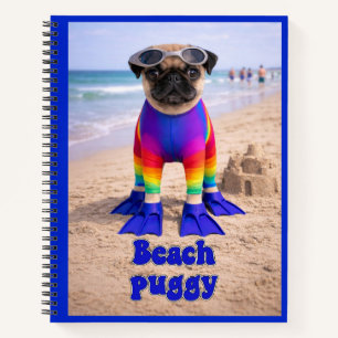 Strand Puggie Notitieboek