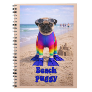 Strand Puggie Notitieboek