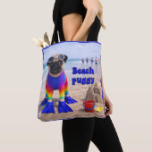 Strand Puggie Tote Bag (Dichtbij)