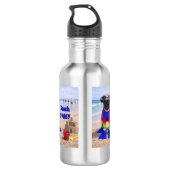 Strand Puggie Waterfles (Achterkant)