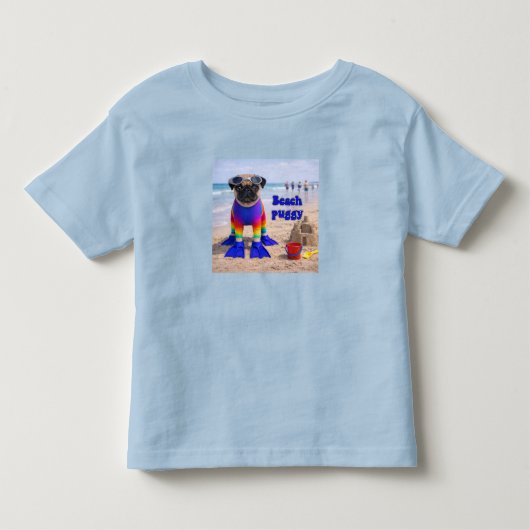 Strand Puggy Kinder Shirts (Voorkant)