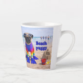 Strand Puggy Latte Mok (Rechts)