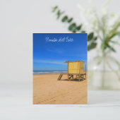 strand punta del este briefkaart (Staand voorkant)