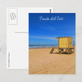 strand punta del este briefkaart (Voorkant / Achterkant)
