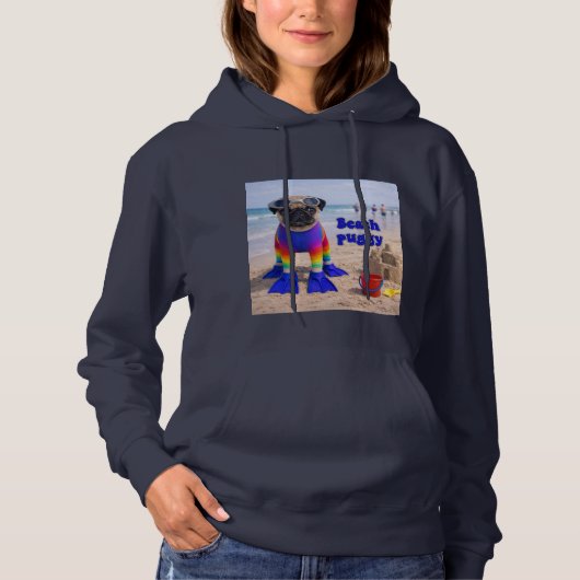 Strand Puppy Hoodie (Voorkant)