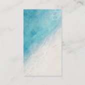 Strand QR Code Bruiloft Details Informatiekaartje (Achterkant)