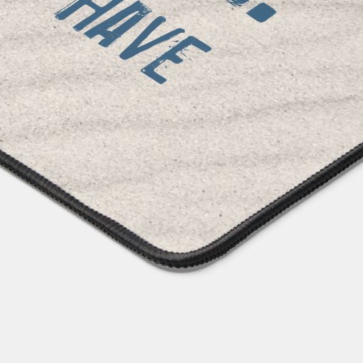 Strand Quote met witte zeester Bureaumat (Hoek)