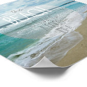 strand quote poster strand is altijd een goed idee (Hoek)