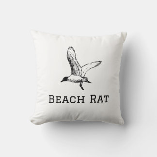 Strand Rat Sierkussen - Funny Seagull Beach Theme