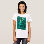 Strand Ready Zeemeermin vrouwen T-shirt (Voorkant volledig)