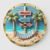 Strand Relax Hangmat Tropical Grote Klok (Voorkant)