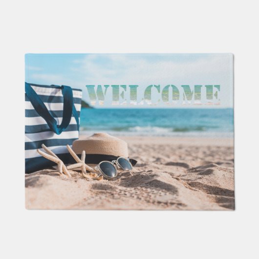 Strand Relax Welkom Deurmat (Voorkant)