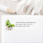 Strand retour adreslabels mangroves etiket (Insitu)