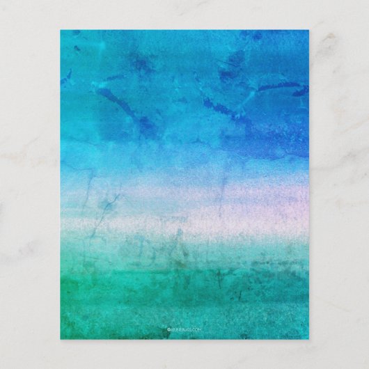 Strand Retro Type Zomer Bruiloft Uitnodiging (Achterkant)