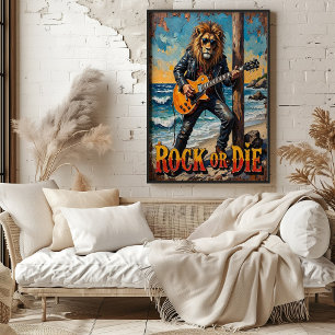 Strand Rocker: Leeuw Poster