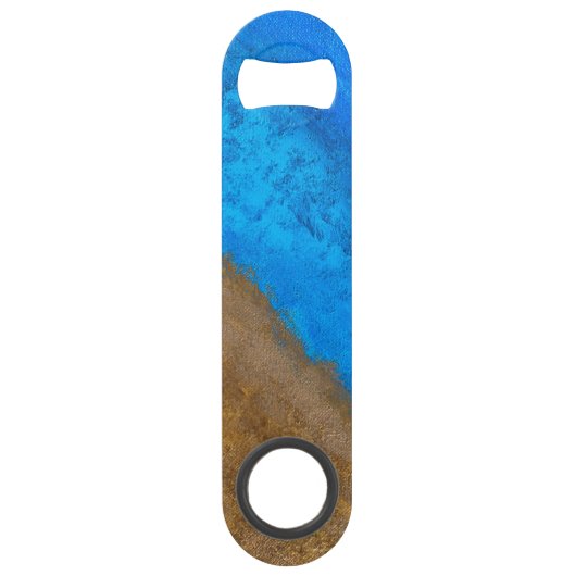 Strand Roestvrij staal Fles Opener Speed Flessenopener (Voorkant)