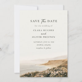 Strand Roos Kustlijn Cape Cod Zeehuwelijk Save The Date