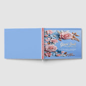 Strand Roos Quartz & Serenity Wedding Gastenboek (Volledig)