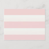 Strand Roze Streep Briefkaart (Voorkant)