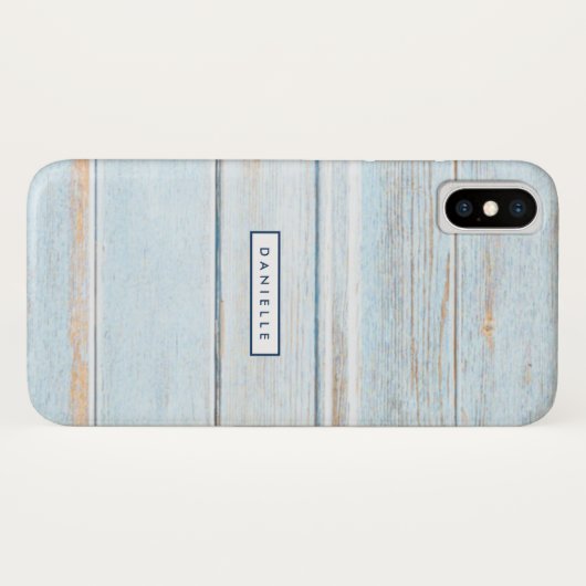 strand Rustisch hout Case-Mate iPhone Case (Achterkant (horizontaal))