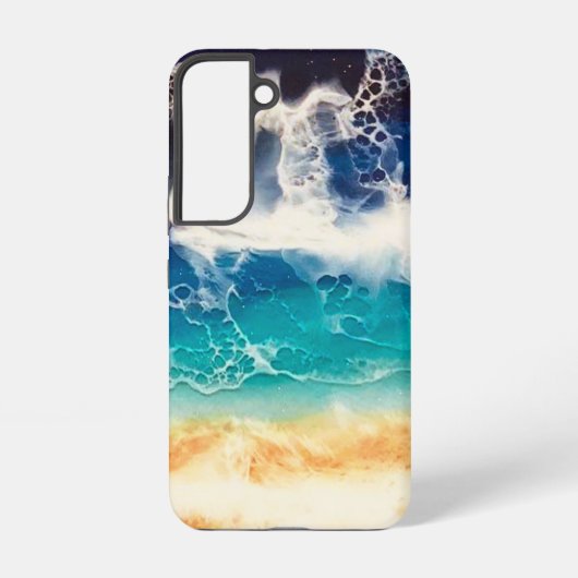 Strand samsung galaxy hoesje (Achterkant)