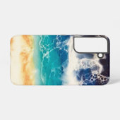 Strand samsung galaxy hoesje (Achterkant horizontaal)