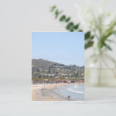 strand San Diego Briefkaart (Staand voorkant)