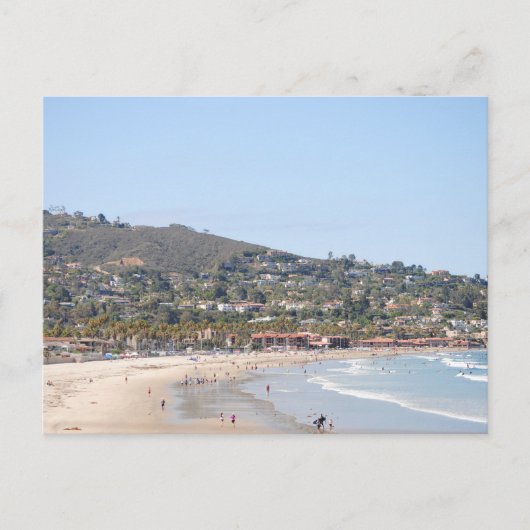 strand San Diego Briefkaart (Voorkant)