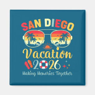 Strand San Diego Ca Vakantie Kunstwerk Magneet