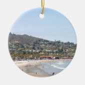 strand San Diego Keramisch Ornament (Voorkant)