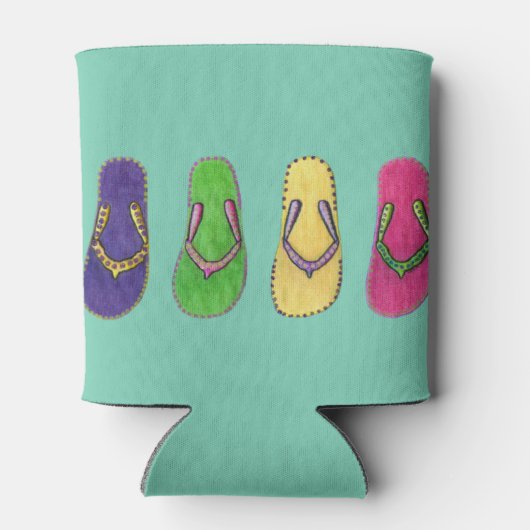 Strand Sandalen Patroon Blikjeskoeler (Achterkant)