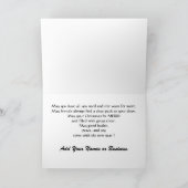 Strand Sandcastle Kerstmis Feestdagen Kaart (Binnen)