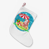 strand santa claus kleine kerstsok (Voorkant (Hangend))