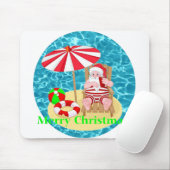 strand santa claus muismat (Met muis)