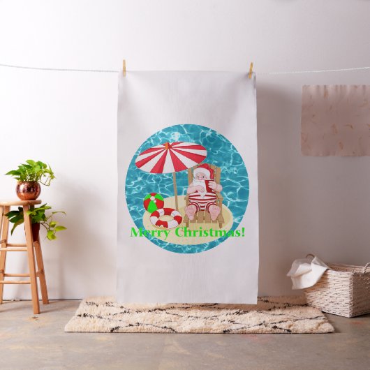 strand santa claus stof (Voorbeeld)