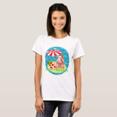 strand santa claus t-shirt (Voorkant volledig)