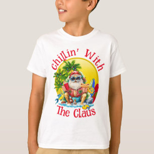 Strand Santa voor kinderen, enz. T-Shirt