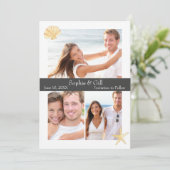 Strand Save the Date (Staand voorkant)