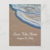 Strand Save the Date Destination Wedding Kaart (Voorkant)